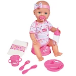 Kép 2/4 - New Born Baby Pisilős baba kiegészítőkkel 43 cm – Simba Toys