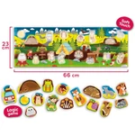 Kép 3/3 - Carotina baby: Az erdő panoráma puzzle 24 db-os – Lisciani