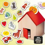 Kép 2/3 - Montessori: Fa készségfejlesztő játék – A farmon – Lisciani