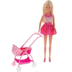 Kép 3/4 - Steffi Love: Babakocsis baba 2 változatban – Simba Toys