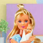 Kép 3/5 - Steffi Love újszülött családi játékszett – Simba Toys