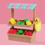 Kép 6/7 - Évi Love: Évi baba gyümölcs standdal játékszett – Simba Toys