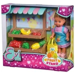 Kép 7/7 - Évi Love: Évi baba gyümölcs standdal játékszett – Simba Toys
