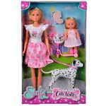 Kép 1/2 - Steffi Love baba cuki kutyasétáltatás – Simba Toys