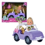 Kép 1/6 - Évi Love: Évi baba szafari játékszett állatokkal és autóval – Simba Toys