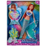 Kép 7/7 - Steffi Love: Sellő baba szivárványos világító uszonnyal 29 cm – Simba Toys