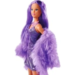 Kép 4/6 - Steffi Love: Fluffy divatbaba lila ruhában – Simba Toys