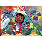 Kép 2/3 - Stitch 2 az 1-ben 150 db-os maxi puzzle és színező 70×50 cm – Lisciani