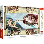 Kép 1/2 - Michelangelo Ádám teremtése 1000 db-os puzzle – Trefl