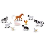 Kép 2/3 - Farm állatai 10 db-os figura szett fa tárolóban – Melissa & Doug