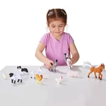 Kép 3/3 - Farm állatai 10 db-os figura szett fa tárolóban – Melissa & Doug
