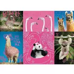 Kép 2/2 - Neon Color Line: Bolondos állatok 1000 db-os puzzle – Trefl