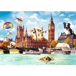 Kép 2/2 - Crazy City: Kutyák Londonban 1000 db-os puzzle – Trefl