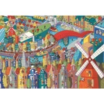Kép 2/2 - Sneaky Peekers: Amsterdam UFT 1000 db-os puzzle – Trefl