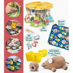 Kép 3/3 - Montessori: The Mouse House – Egérlak társasjáték – Lisciani