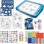 Kép 2/3 - Disney Stitch rajziskola szett világító rajztáblával – Lisciani