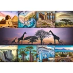 Kép 2/2 - Afrika kollázs 1000 db-os HQ puzzle kirakó – Trefl