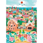 Kép 2/2 - A színek művészete, Barcelona 1000 db-os prémium puzzle – Trefl
