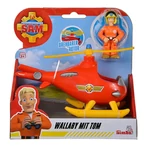 Kép 1/2 - Sam a tűzoltó: Wallaby helikopter Tom figurával – Simba Toys