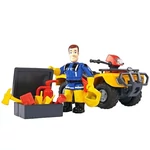 Kép 1/2 - Sam a tűzoltó: Mercury quad jármű figurával – Simba Toys