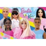 Kép 2/3 - Barbie és barátai 2×60 db-os maxi padló puzzle 50×35 cm – Lisciani