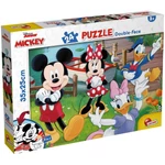 Kép 1/3 - Mickey egér 2 az 1-ben 24 db-os puzzle és színező 35×25 cm – Lisciani
