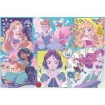 Kép 2/3 - Disney Hercegnők – Mangás varázslat 2 az 1-ben 250 db-os puzzle és színező 50×35 cm – Lisciani