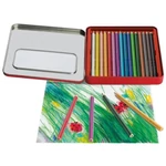 Kép 2/2 - Faber-Castell: Jumbo Grip színesceruza készlet fémdobozban 16 db-os