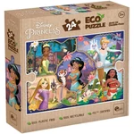Kép 1/2 - Disney hercegnők és állataik 2 az 1-ben 24 db-os Eco mini puzzle és színező 35×25 cm – Lisciani