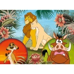 Kép 2/3 - Oroszlánkirály 2 az 1-ben 24 db-os Eco mini puzzle és színező 35×25 cm – Lisciani