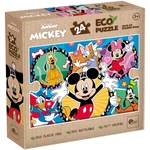 Kép 1/3 - Mickey Egér és barátai 2 az 1-ben 24 db-os Eco mini puzzle és színező 35×25 cm – Lisciani
