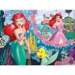 Kép 2/3 - Ariel két világa 2 az 1-ben 48 db-os Eco mini puzzle és színező 35×25 cm – Lisciani