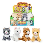 Kép 1/2 - Cuki cica plüss 15 cm-es többféle változatban 1 db