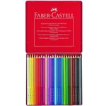 Kép 2/2 - Háromszög alakú színes ceruza szett fém dobozban 24 db – Faber-Castell
