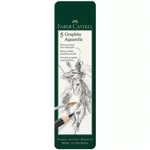 Kép 1/2 - Faber-Castell: Akvarell grafitceruza készlet fém dobozban 5 db-os