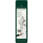 Kép 1/2 - Faber-Castell: Castell 9000 Grafitceruza 6 db-os szett fém dobozban