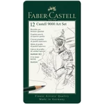 Kép 1/2 - Faber-Castell: Castell 9000 Grafitceruza 12 db-os szett fém dobozban