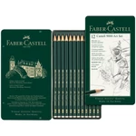 Kép 2/2 - Faber-Castell: Castell 9000 Grafitceruza 12 db-os szett fém dobozban