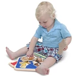 Kép 2/2 - Kiskedvencek fa puzzle fogantyúval – Melissa & Doug