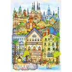 Kép 2/2 - Barcelona éjfélkor 1000 db-os Prémium plus quality puzzle – Trefl