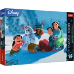 Kép 1/2 - Lilo és Stitch: Téli móka 1000 db-os Prémium Plus puzzle – Trefl