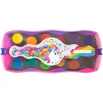Kép 3/3 - Faber-Castell: Connector 12 db-os vízfesték készlet összeilleszthető palettákkal, unikornisos