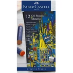 Kép 1/2 - Faber-Castell: Olajpasztell kréta metál színek 12 db-os szett