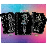Kép 2/2 - Monster High Friends Forever képkarc készítő szett 44 oldalas – Lisciani