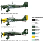 Kép 3/6 - Italeri 1/72 Ju-87 B2/R2 Stuka zuhanóbombázó repülőgép makett