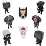 Kép 2/2 - Skibidi Toilet WC meglepetés minifigura szett 1 db