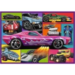Kép 4/5 - Hot Wheels versenyautók 4×250 db-os puzzle – Trefl