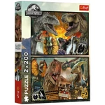 Kép 1/3 - Jurassic World 2×200 db-os puzzle – Trefl