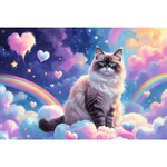 Kép 2/2 - Cica a felhők birodalmában 160 db-os puzzle – Trefl