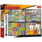 Kép 1/5 - Garfield kalandjai 4×250 db-os puzzle – Trefl